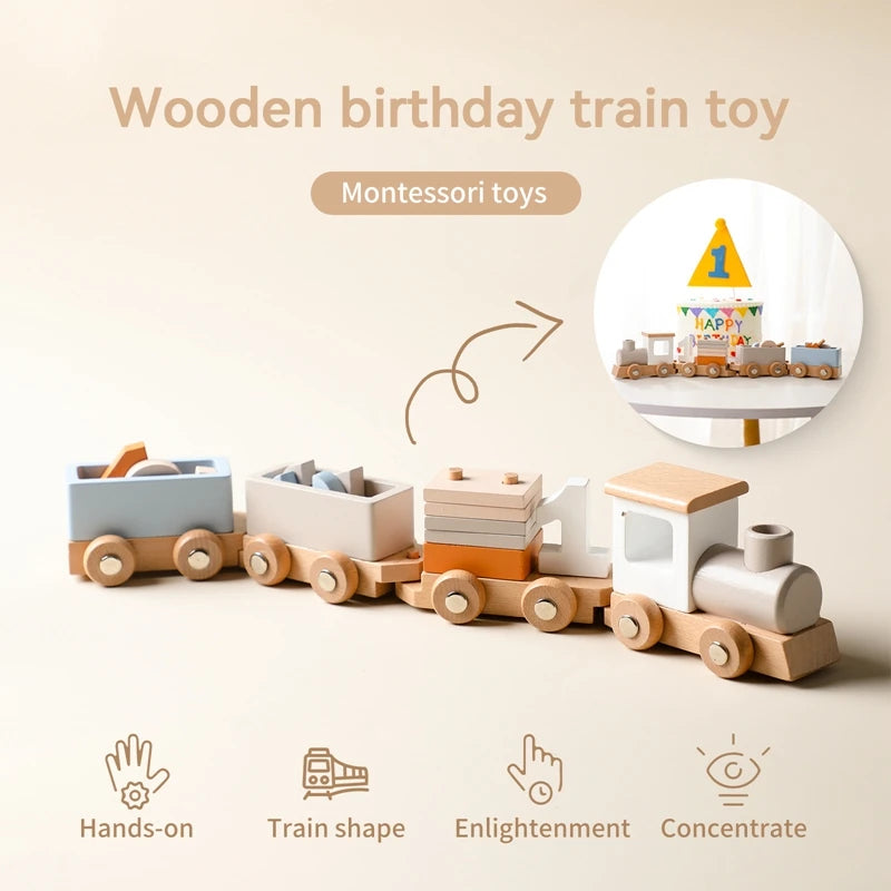 Wooden Train Toy