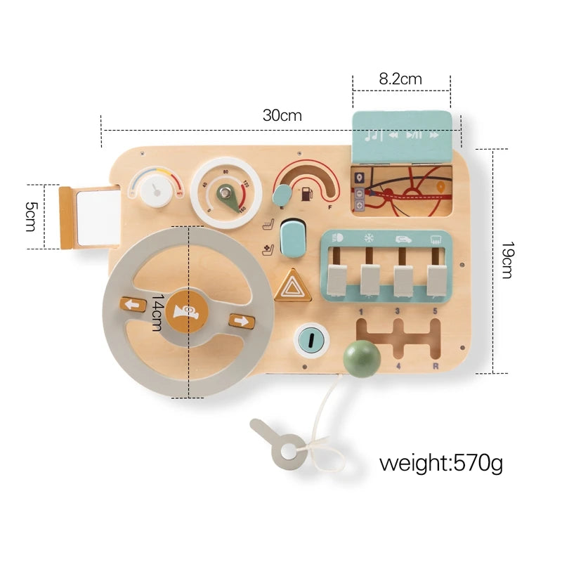 Steering Wheel Busy Board Sensory Toy